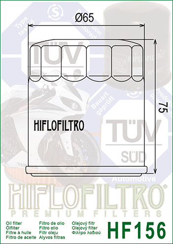 Filtro de óleo - HIFLO HF156