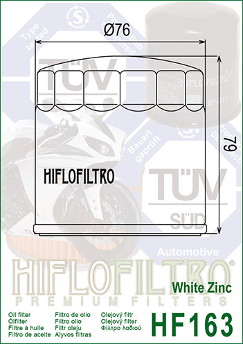 Filtro de óleo - HIFLO HF163