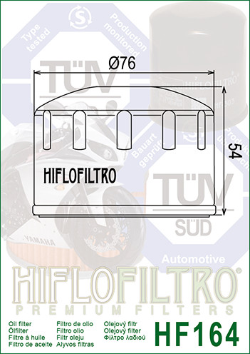 Filtro de óleo - HIFLO HF164