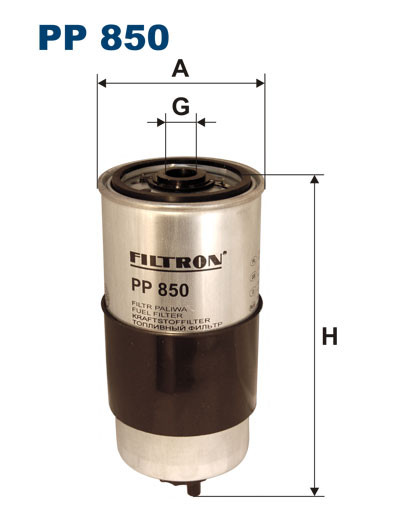 FILTRON Filtro de Combustível PP850