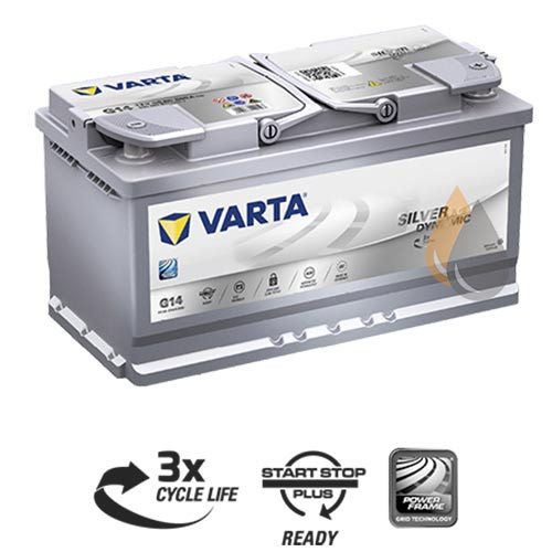 VARTA Silver Dynamic AGM G14 ( A5 )12V 95ah 850A D Start-Sto