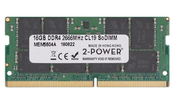 16GB DDR4 2666MHz CL19 SoDIMM