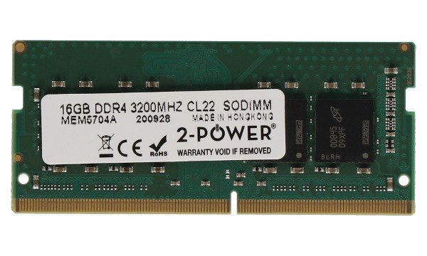 16GB DDR4 3200MHz CL22 SODIMM
