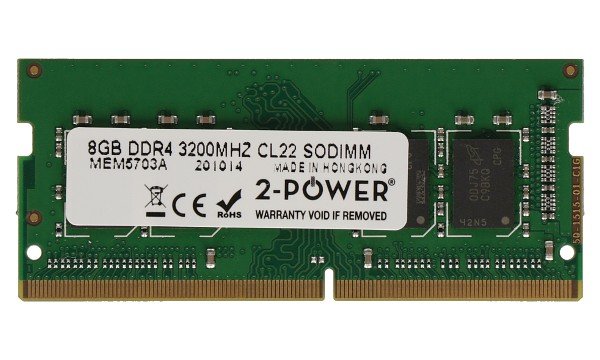 8GB DDR4 3200MHz CL22 SODIMM