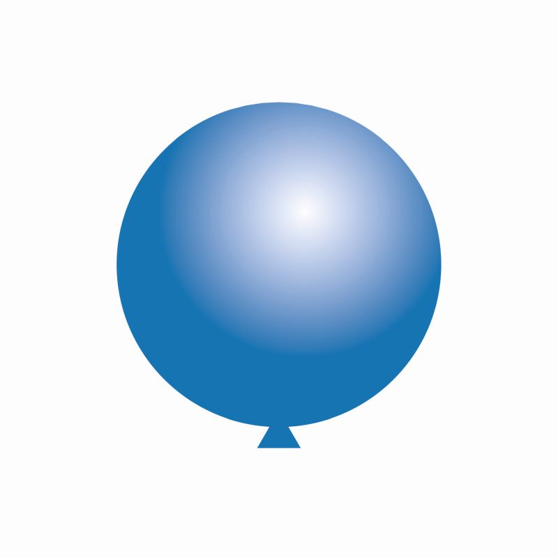 90 cm balloon - Mid Blue
