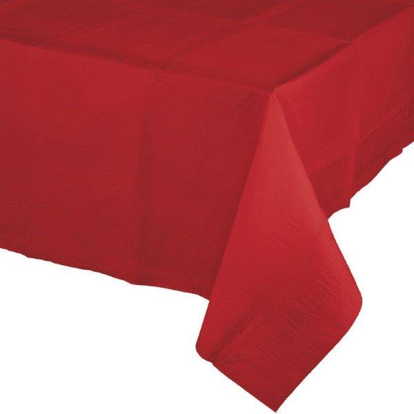 Plastic Tablecloth - Red