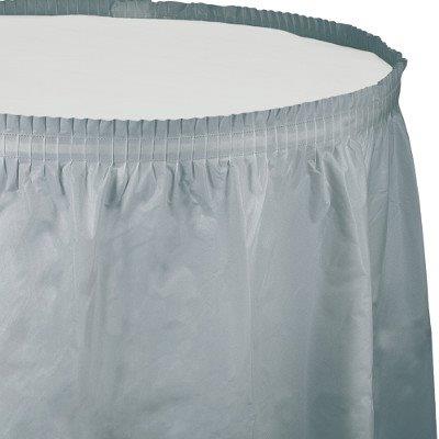 Table Skirt - Silver Creative Converting