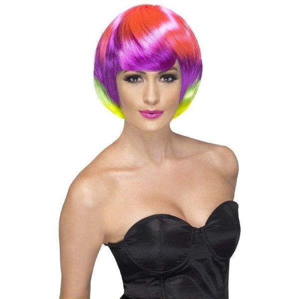 Babe Short Hair - Multicolor Smiffys