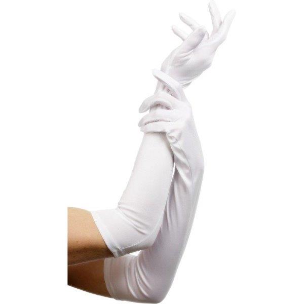 Long gloves 52cm - White