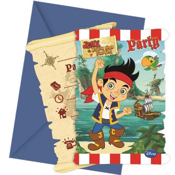 Jake and the Never Land Pirates Invitations Decorata Party