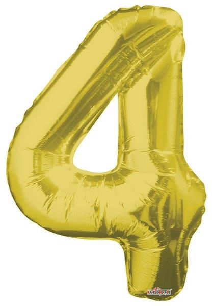 Balão Foil 34" nº 4 - Ouro