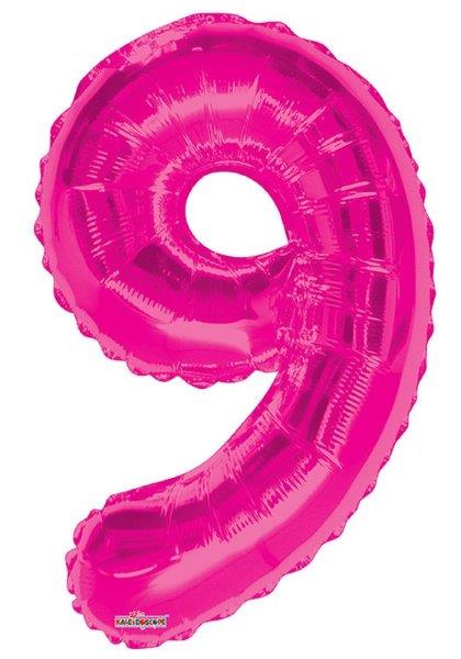 Balão Foil 34" nº 9 - Rosa