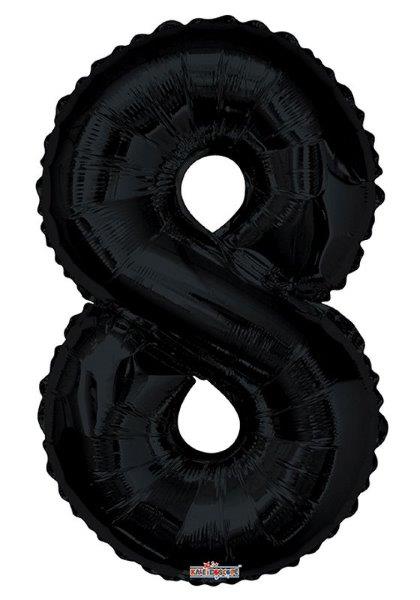 34" Foil Balloon nº 8 - Black Kaleidoscope