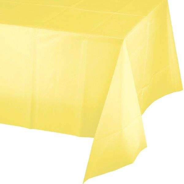 Toalha de Mesa Plástico - Amarelo Creative Converting