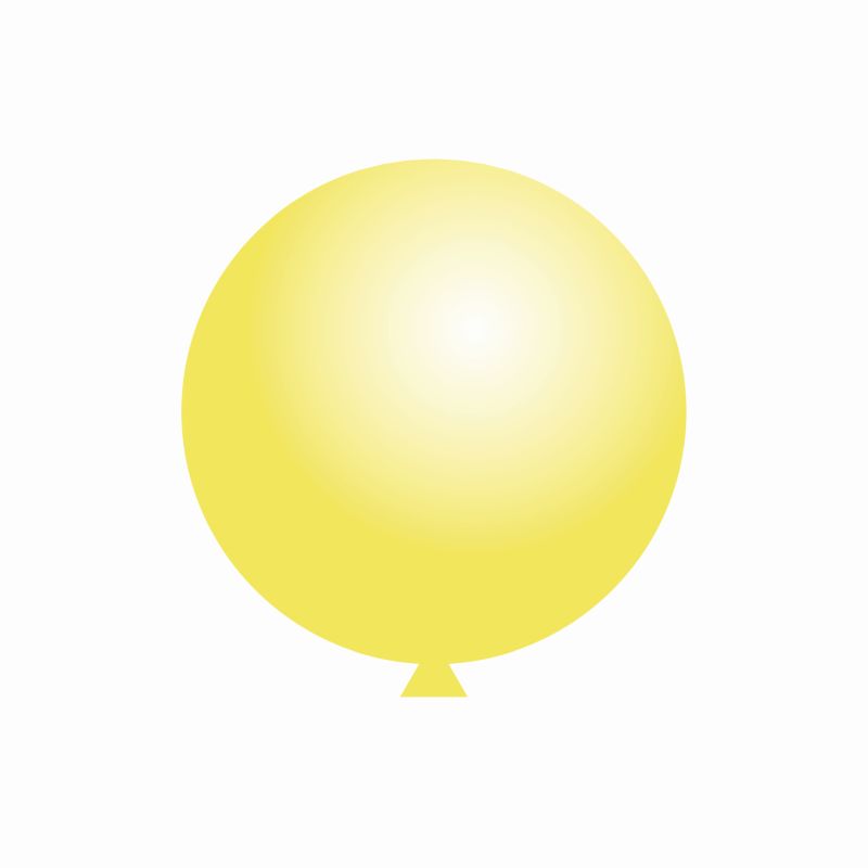 60 cm balloon - Yellow XiZ Party Supplies