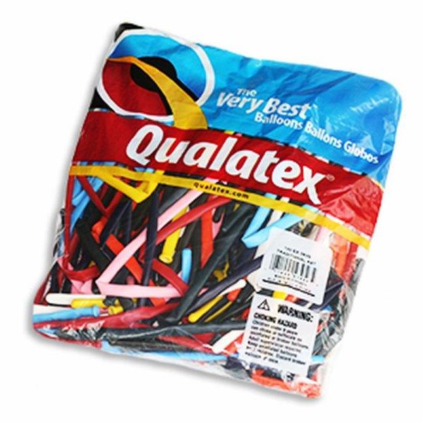 Bag of 100 Traditional Qualatex Modeling Balloons Qualatex
