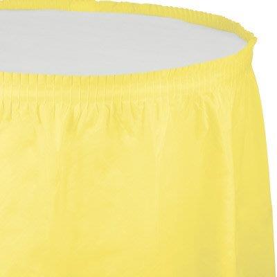 Table Skirt - Yellow Creative Converting