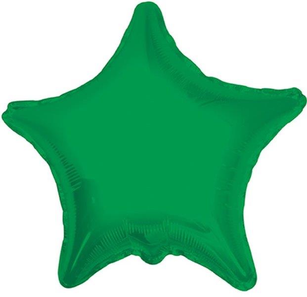 Foil Balloon 18" Star - Medium Green