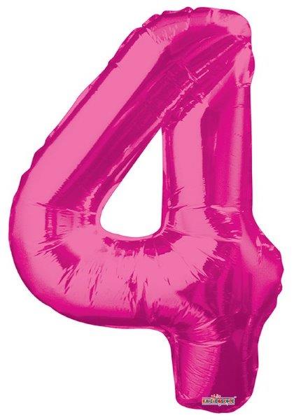 Balão Foil 34" nº 4 - Rosa