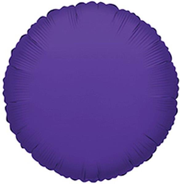 18" Round Foil Balloon - Purple