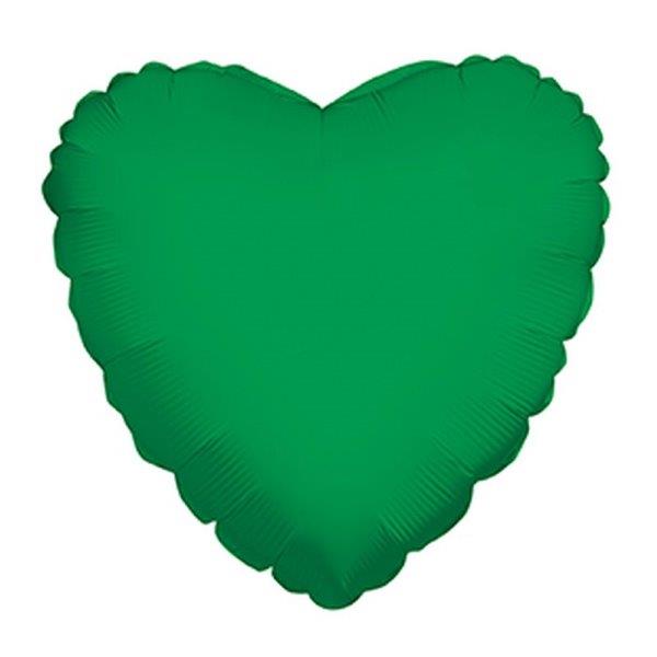 Balão Foil 18" Coração - Verde Médio Kaleidoscope