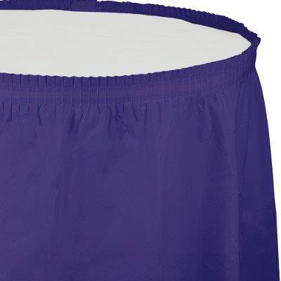 Table Skirt - Purple Creative Converting