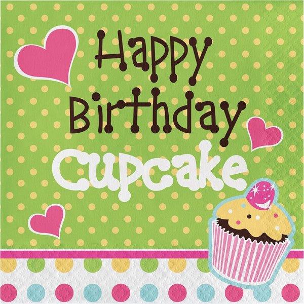 Guardanapos Aniversário "Cupcakes" Creative Converting