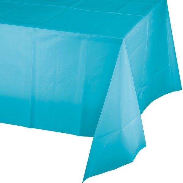 Plastic Tablecloth - Turquoise Creative Converting