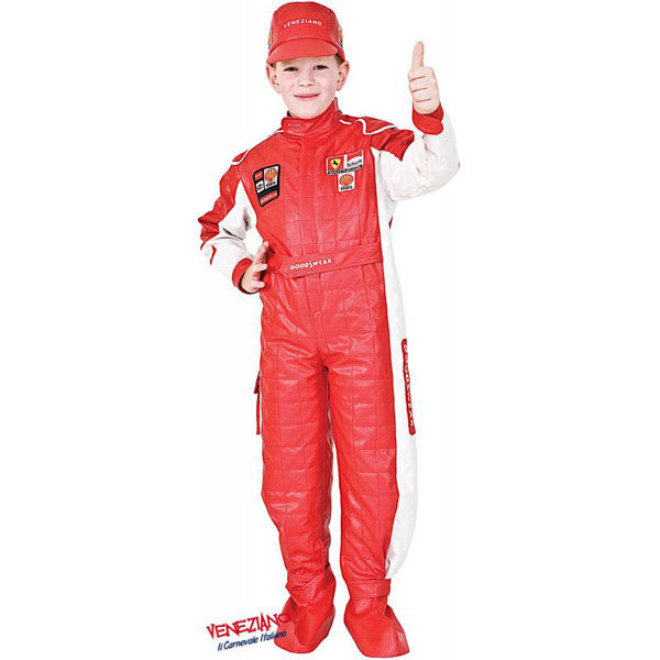 F1 Pilot Carnival Costume - 7 Years