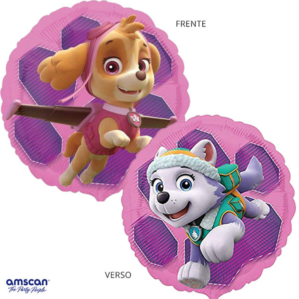 18" Paw Patrol Foil Balloon - Skye and Everest Amscan