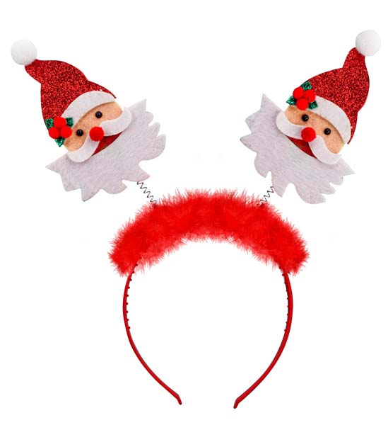 Christmas Marabou Headband Widmann