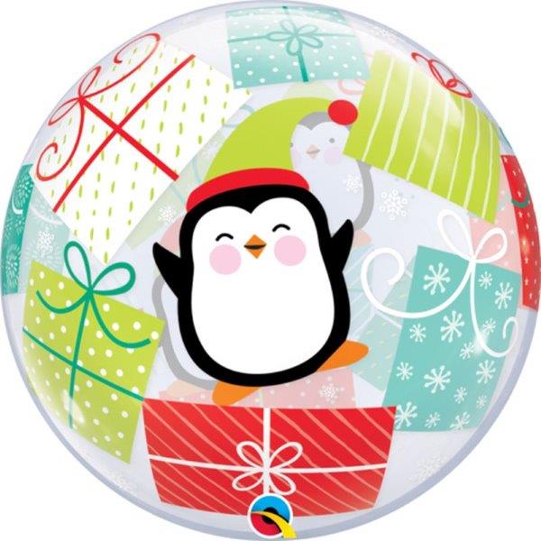 Bubble 22" Penguins and Gifts Qualatex