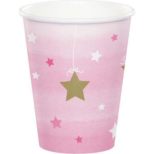 One Littlle Star Pink Cups