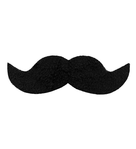 Mustache Ambassador Sticker - Black