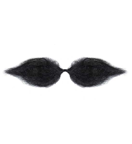 Schnauzer Mustache Sticker - Black Widmann
