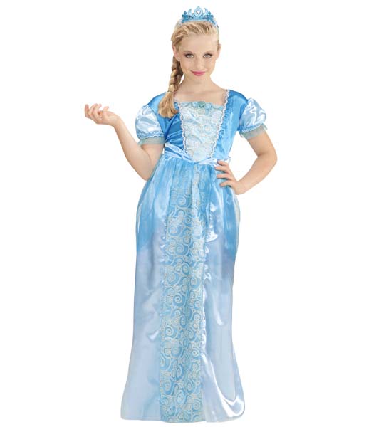 Snow Princess Costume - Size 8-10 Years Widmann