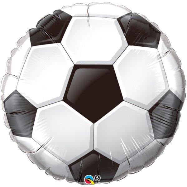 36" Foil Balloon Soccer Ball Qualatex