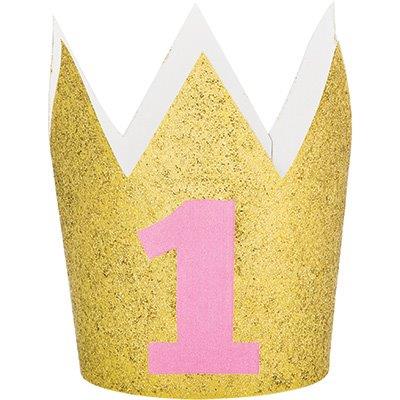 Mini Crown 1st Birthday - Pink Creative Converting