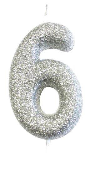 Glitter Candle nº6 - Silver Anniversary House