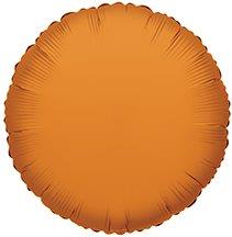 18" Round Foil Balloon - Orange
