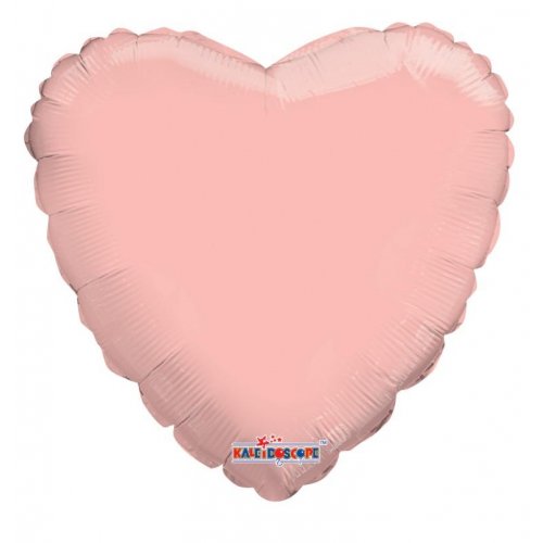 18" Heart Foil Balloon - Rose Gold Kaleidoscope
