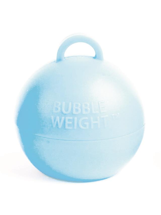 Bubble Weight for Balloons 35g - Light Blue Anniversary House