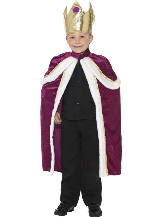 King Costume for Children - 4-6 Years Smiffys