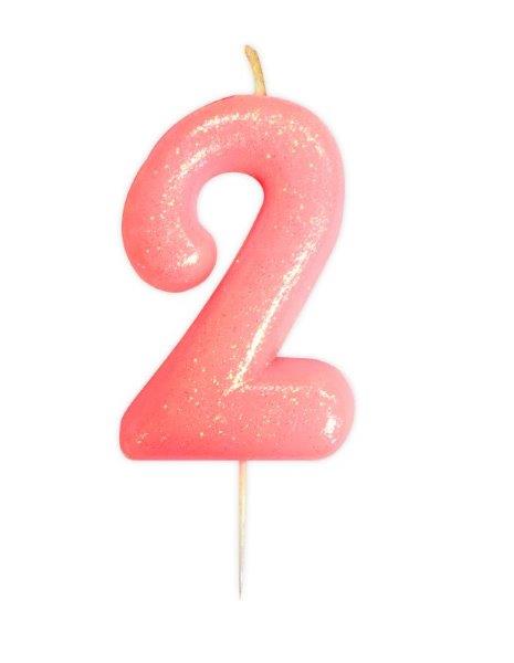Glitter Candle nº2 - Pink Anniversary House