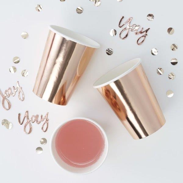 Pick & Mix Rose Gold Cups