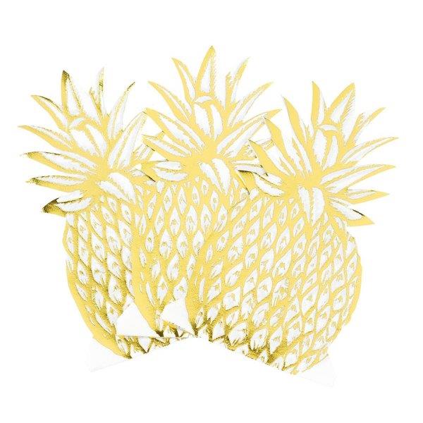 Pineapple Cut Out Napkins Talking Tables