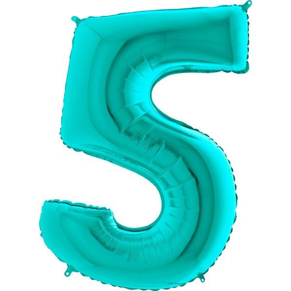 40" Foil Balloon nº 5 - Tiffany Grabo