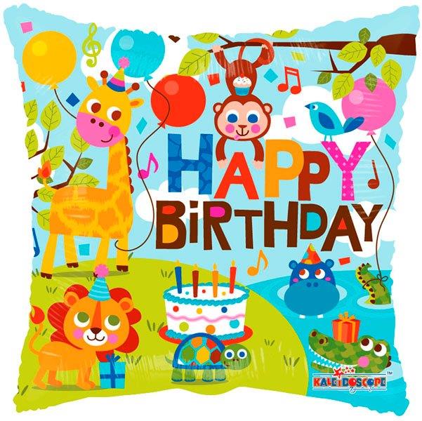 18" Selva Birthday Foil Balloon Kaleidoscope