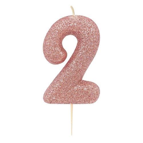 Glitter Candle nº2 - Rose Gold Anniversary House