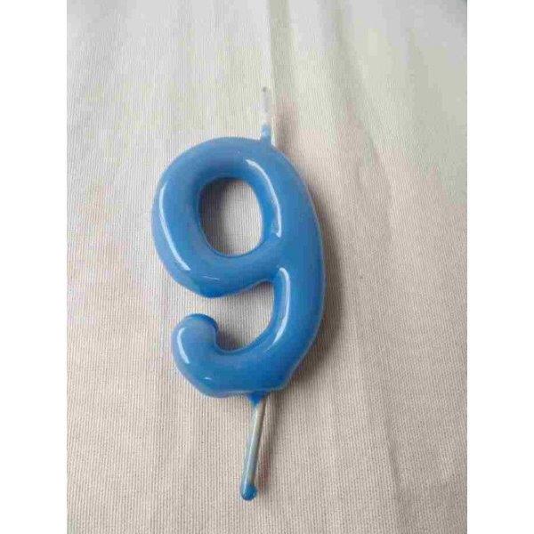 Candle 6cm nº9 - Turquoise